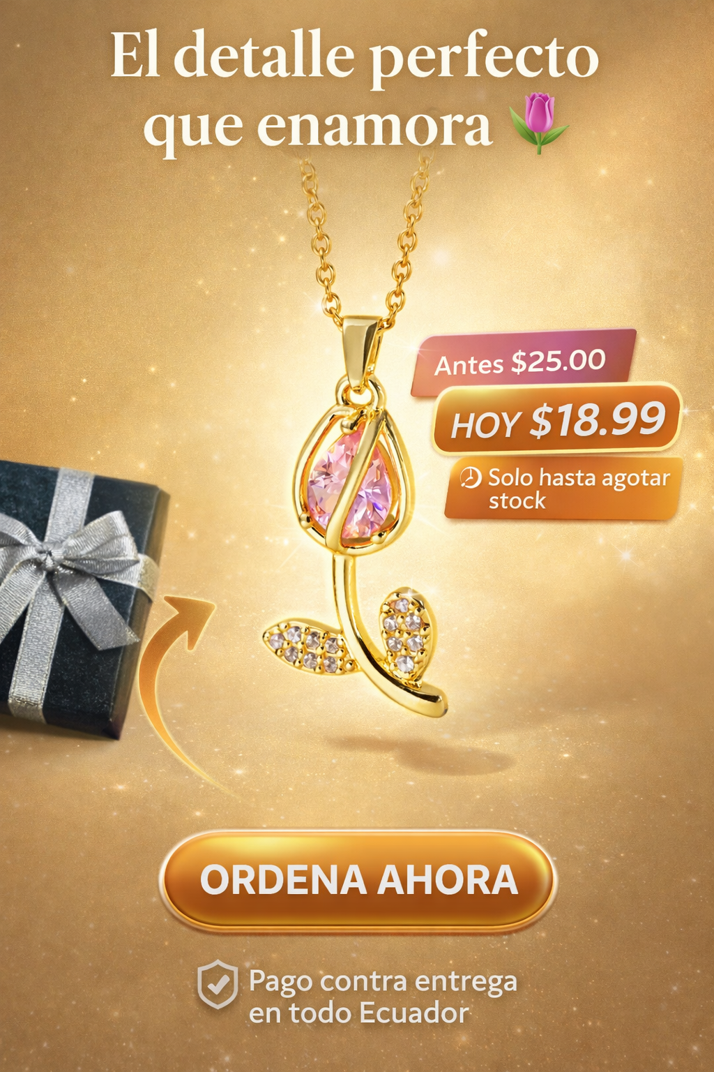 🌷 Collar de Tulipán “Un pequeño detalle capaz de generar una gran emoción.”